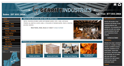 Desktop Screenshot of gerrityindustries.com