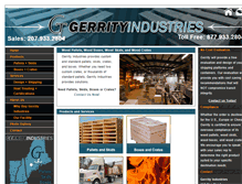 Tablet Screenshot of gerrityindustries.com